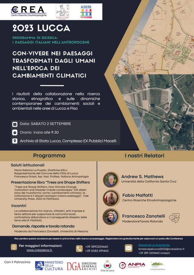 Convegno: Con-vivere nei paesaggi trasformati dagli umani nell'epoca dei cambiamenti climatici